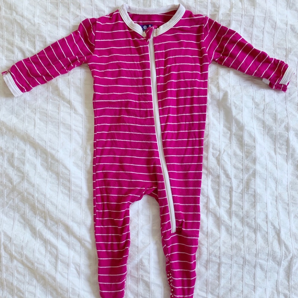 Kickee Pants zipper footie